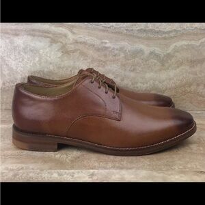 Cole Haan Cambridge Plain Oxfords Dress Shoes British Tan Leather